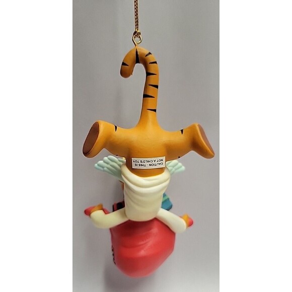 Vtg Disney Grolier Christmas Ornament Winnie the Pooh Tigger Angel 009903 - Picture 4 of 5